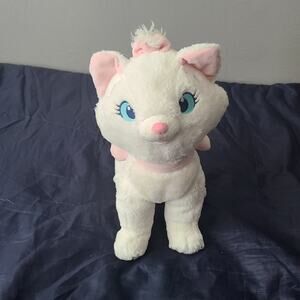 Disney Store Marie The Aristocats Plush Large 12” Cat Stuffed Animal EUC Gift